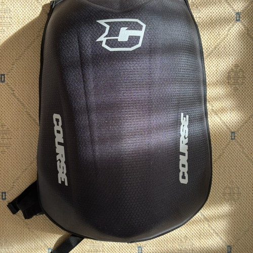 Course Motorcycle Bag like new, hard shell with laptop compartment