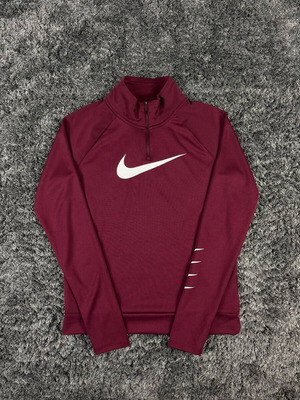 Nike Dri-Fit Running ¼ Swoosh Midlayer women's top like new, XS