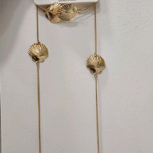 Glasses chain new, gold and silver