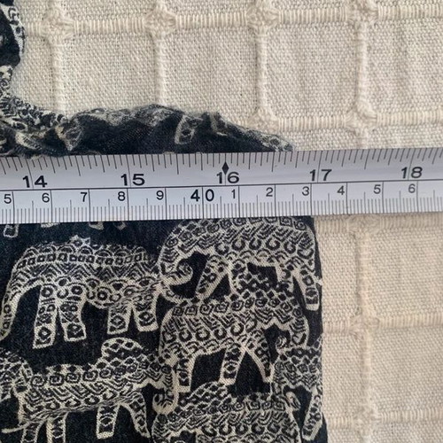 Ovs Fashion blouse used, size M, black and white, longer front