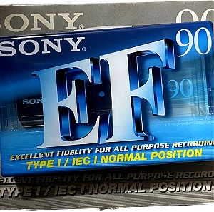 SONY EF 90 min Audio Media Recording Cassette Tapes