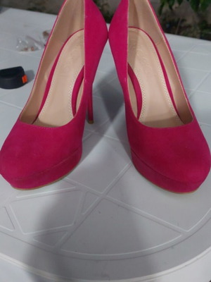 Women's pink pumps 12cm heel like new, size 41