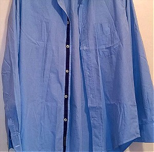 Ανδρικό πουκάμισο μπλε ρουά Oxford Company, Medium