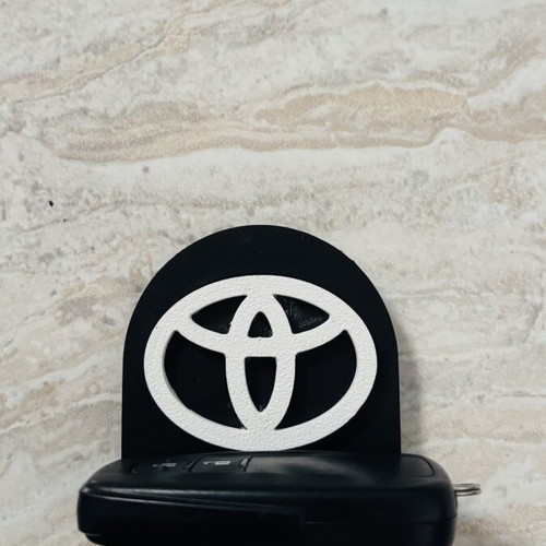 Toyota wall mount key holder with shelf