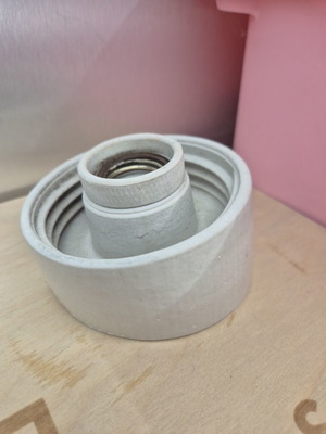 Vintage porcelain wall or ceiling light replacement part used