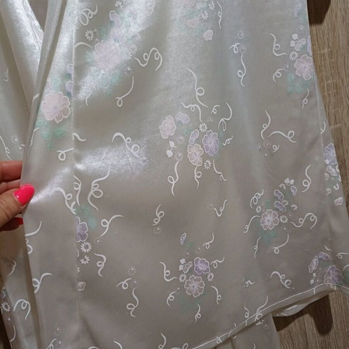 Satin women's short robe like new, barely worn, No 1, size M