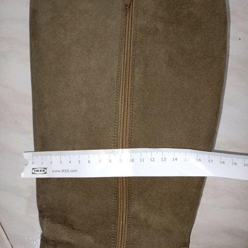 Suede boots new, brown-gray, size 39