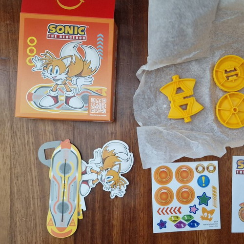 McDonalds Happy Meal Sonic and Super Mario figure collection