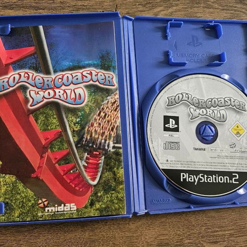 Roller Coaster World PlayStation 2 game used, simulation strategy