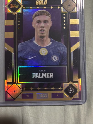 Cole Palmer Topps Gold Card No. 18/50 New