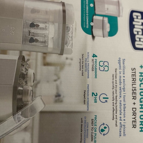 Chicco SterilNatural Sterilizer & Dryer like new