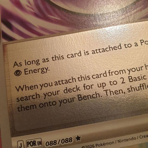 Telepathic Energy Pokemon Card new