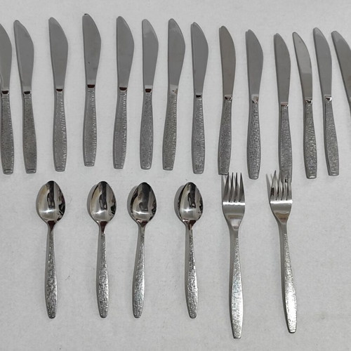 TWA Vintage Cutlery Set used, airline knives forks spoons
