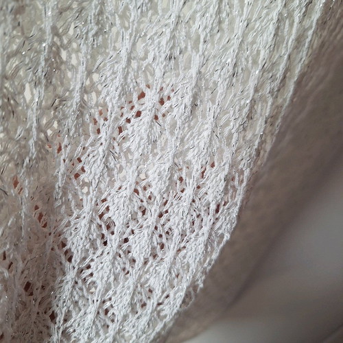 White perforated dress