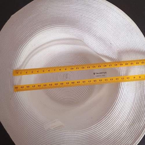 Women's summer hat white used EKG