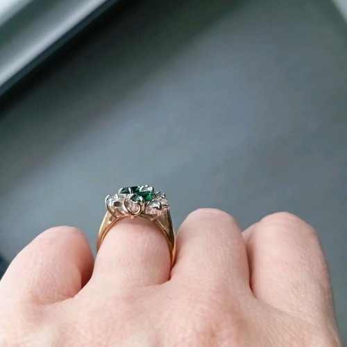 Faux ring No 54 (No 17) new with silver and gold color