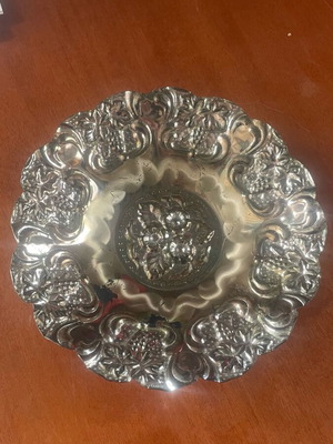 Vintage silver-plated decorations like new
