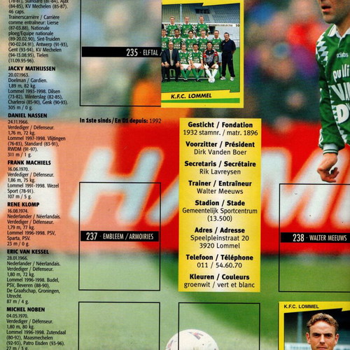 Panini Belgium Football 1998 album like new with 100+ stickers