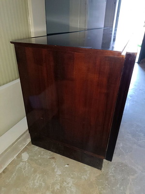 Wooden buffet used from the 1960s