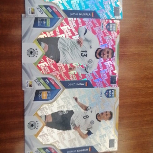 Germany fans favorite football stickers like new