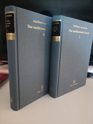 Das nachklassische Weimar two-volume used in German