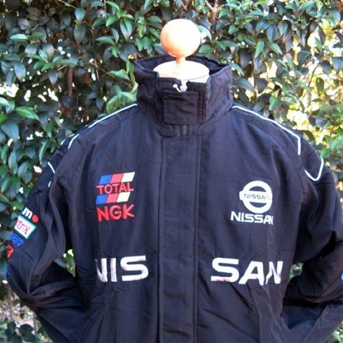 Nissan Sponsors Team Jacket new, sizes M to XXL, black
