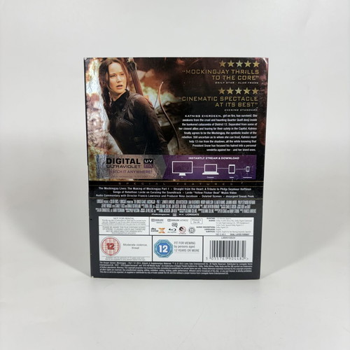 The Hunger Games Mockingjay Part 1 Blu-ray like new with subtitles