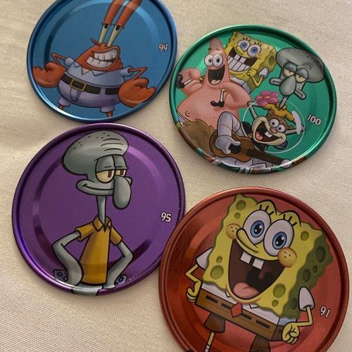 Metal caps SpongeBob used like new