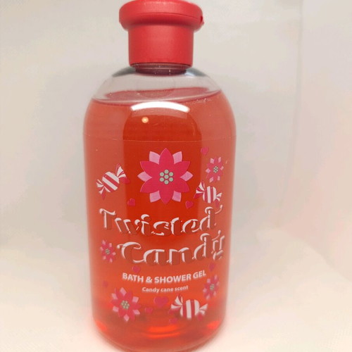 Twisted Caramel shower gel new with candy cane scent