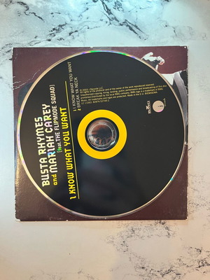 Busta Rhymes & Mariah Carey I Know What You Want CD used, hip-hop