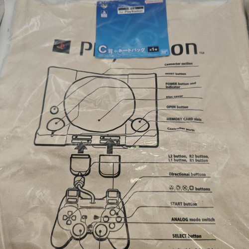 Tote Bag Playstation 1 new, official Ichiban Kuji collaboration