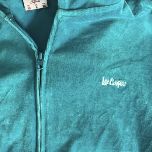 Lee Cooper velour set like new, turquoise, size M