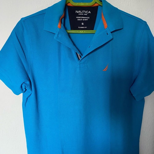 Nautica polo shirt like new, size S, blue