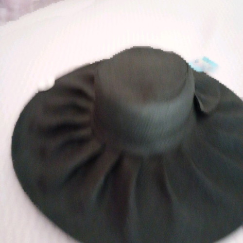Women's hat new, black, size 57 for sea and outdoors