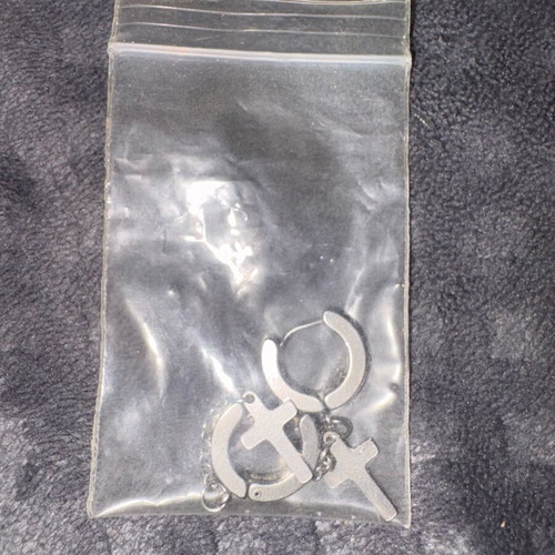 Cross earrings new