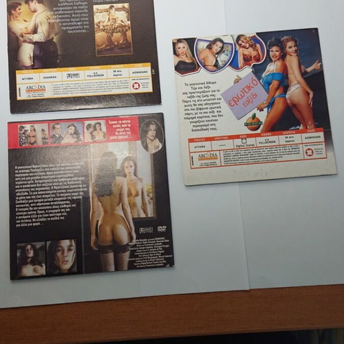 Collectible DVDs like new, 3 pieces, romantic genre