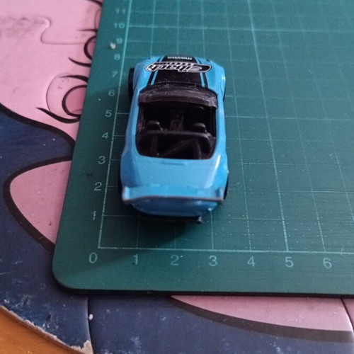 Hot Wheels 2015 Mazda MX-5 Miata blue Eibach HW Speed Graphics