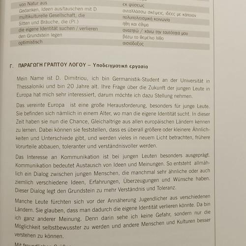 Deutsch für die Uni SOS-Band language learning book B1-B2