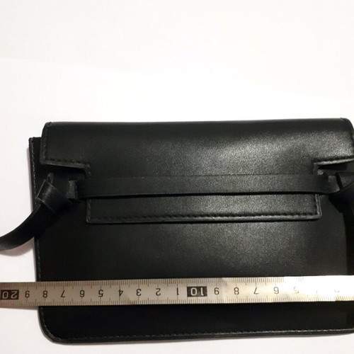 Estee Lauder clutch pouch new, black leather