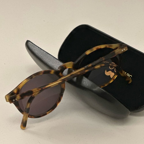 David Marc Sunglasses like new, tortoise frame with blue lens