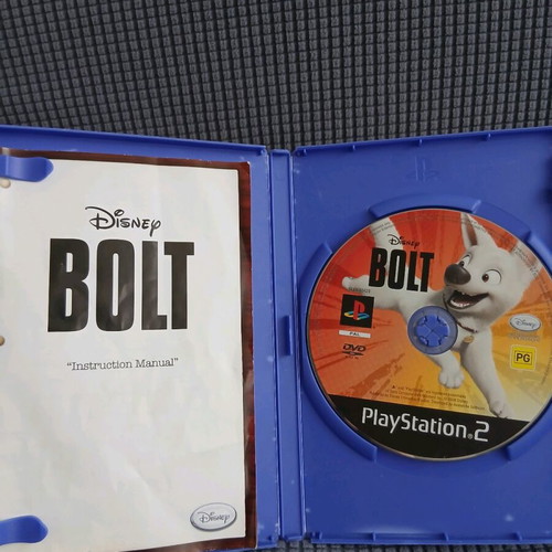 Disney Bolt PlayStation 2 game used with manual