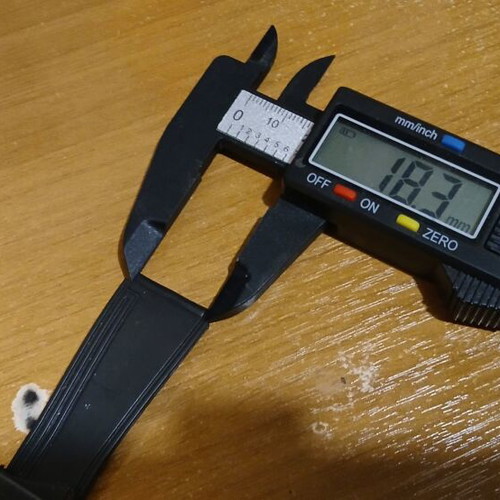 Rubber watch straps like new, men's