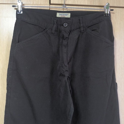Men's fabric cargo-style pants black size L new