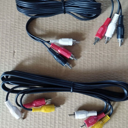 RCA stereo cables new, pack