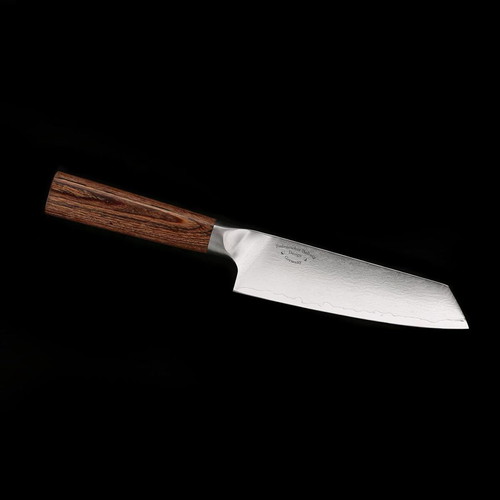 PUMA IP Santoku knife 14.3cm VG-10 Damascus new with Pakkawood handle