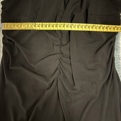 Black asymmetric dress medium like new, halter neck, evening wear