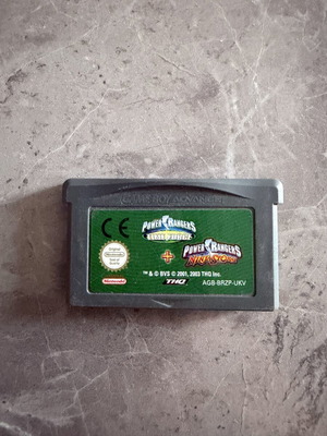 Power Rangers Time Force and Ninja Storm Nintendo Game Boy Advance game like new