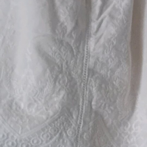 Mango women's top blouse spaghetti straps 100% cotton like new, white