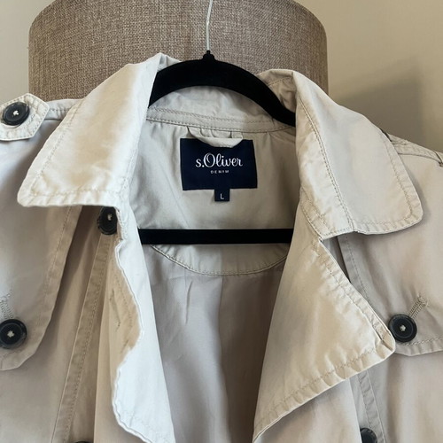 S.Oliver trench coat, beige, size L