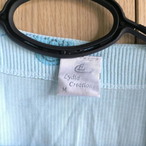 Women's robe like new, turquoise, size M-L